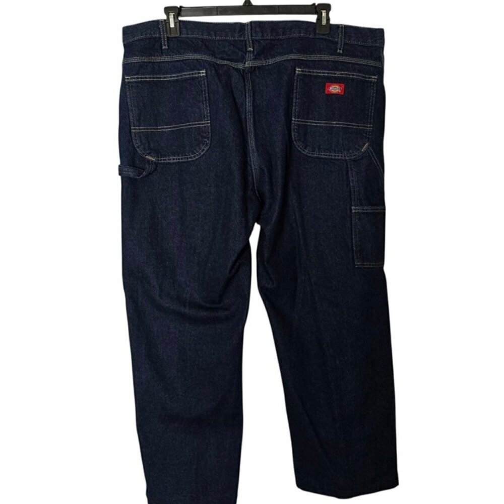 Dickies Men's Carpenter Jeans 44x29 Relaxed Fit Blue Denim Wash Pants NWOT - Picture 4 of 7